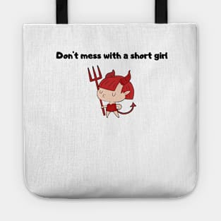 short evil girl Tote