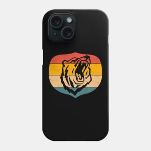 Grizzly Bear Retro Vintage Brownbear Phone Case