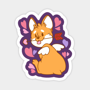 Cupid Corgi Magnet