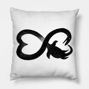 Elasmosaurus love Pillow