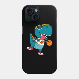 Dinosaur Playing Basketball Phone Case