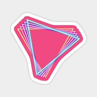 triangle rainbow Magnet