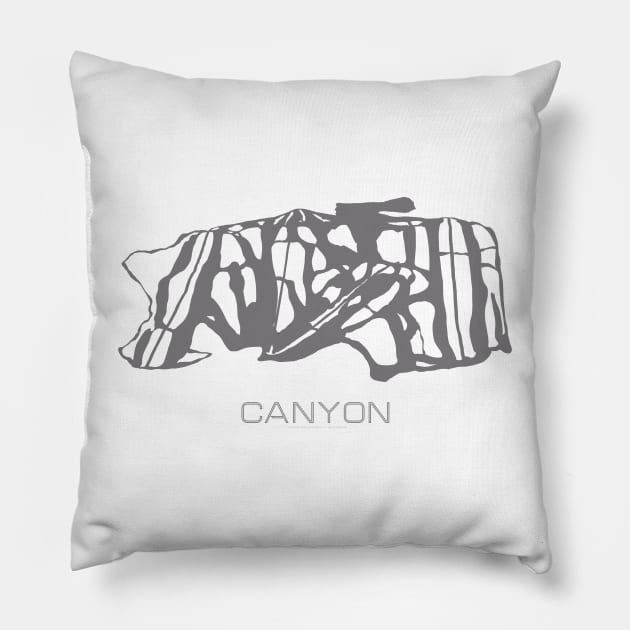 Canyon Resort 3D Pillow by Mapsynergy