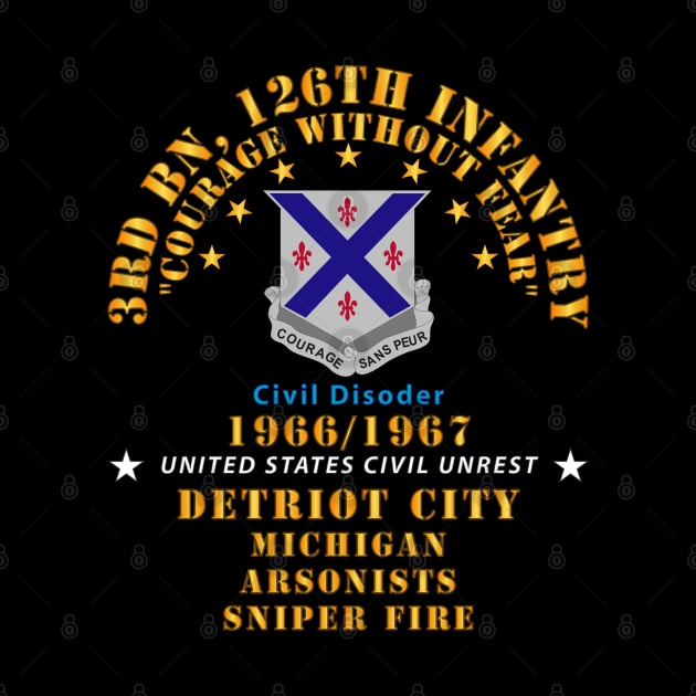 3rd Bn 126th Infantry Detroit City MI - Arson - Sniper 1966 - 1967 - Civil Disorder by twix123844