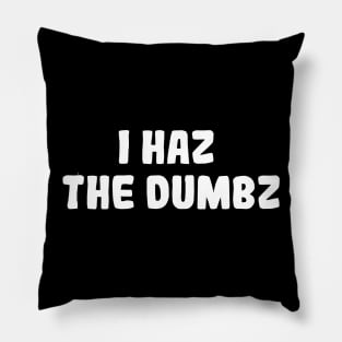 I Haz The Dumbz Pillow