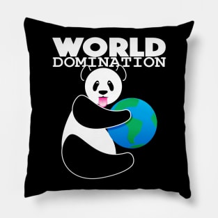 Save the World From The Pandas Pandomination Pillow