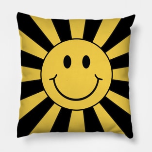 Acid House Happy Hardcore Sunshine Ravers Pillow