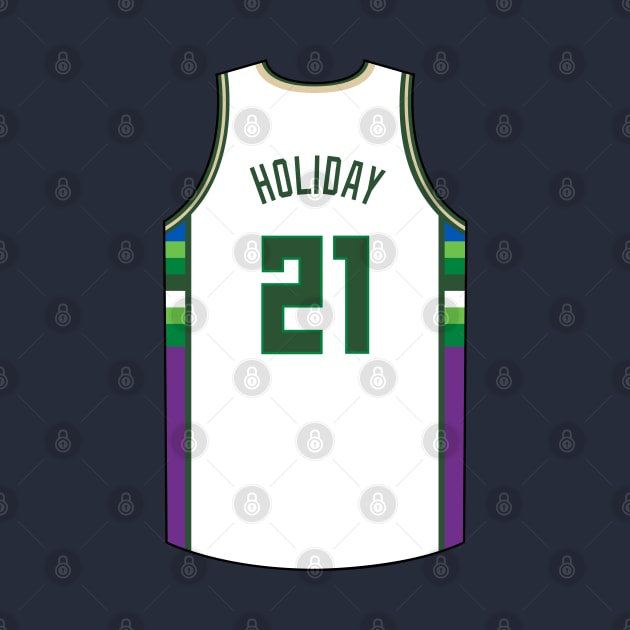 Jrue Holiday Milwaukee Jersey Qiangy by qiangdade