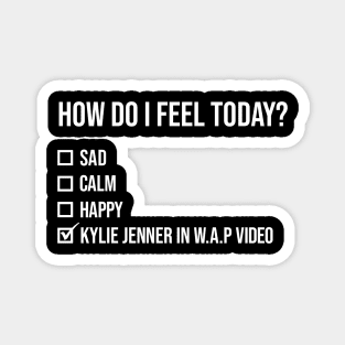 WAP- Kylie Jenner Mood Funny Quote Magnet