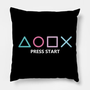 Gamer's t-shirt, joystick, press start, gift Pillow