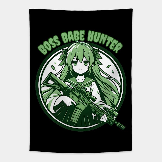 Hunting Anime girl Tapestry by Japanese Fever