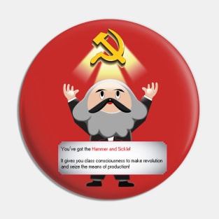 Karl Marx New Item Hammer and Sickle Pin