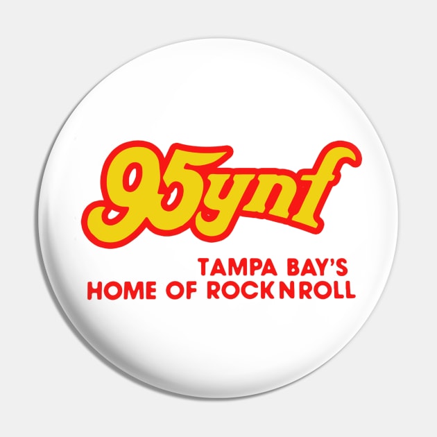 95ynf Tampa Bay Rock Radio Station Pin by andesign