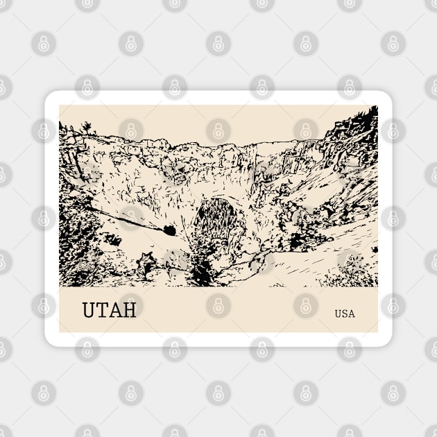 Utah USA Magnet by Lakeric