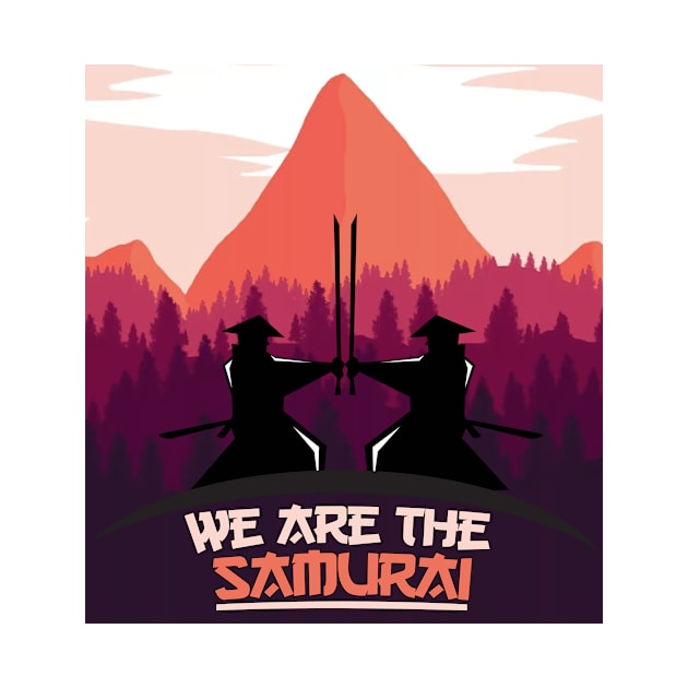 Samurai Anime Otaku, We Are The Samurai by ArkiLart Design