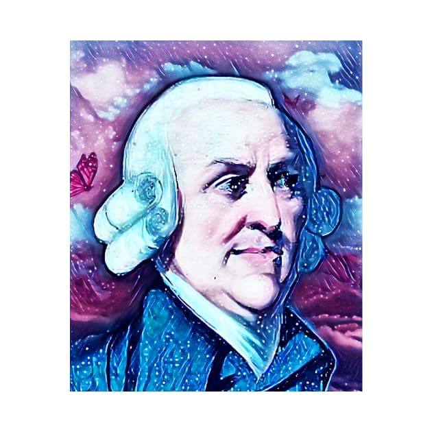 Adam Smith Portrait | Adam Smith Artwork 13 by JustLit