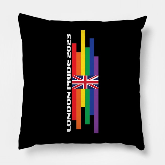 London Pride 2023 Pillow by DADDY DD