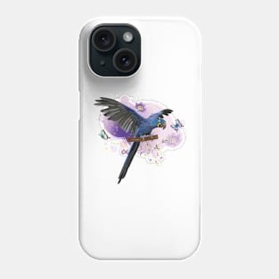 Hyacinth macaw Phone Case