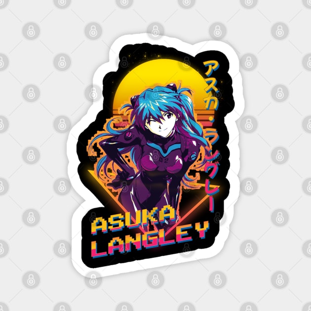 asuka langley Magnet by Retrostyle