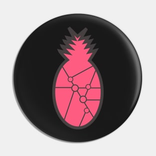 Pineapple network in pink Pin