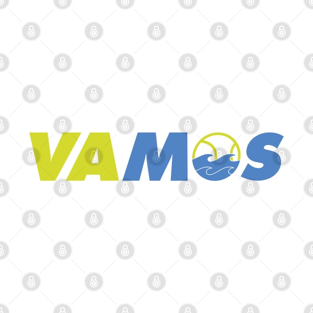 VAMOS Let's Go Tennis Design by CoVA Tennis by CoVA Tennis