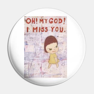 Yoshimoto nara minimalist Pin