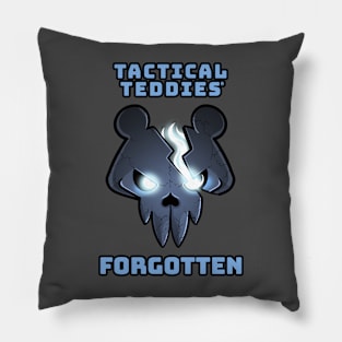 Tactical Teddies ® logo and Forgotten crest Pillow