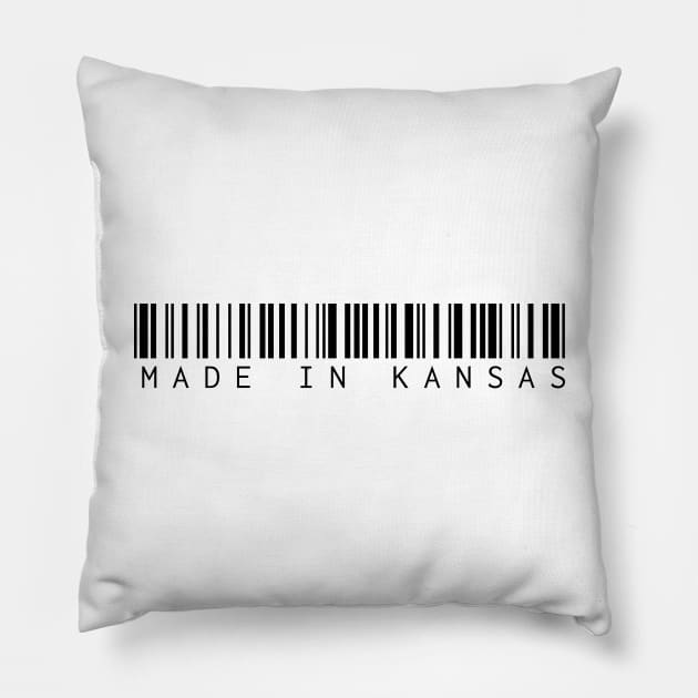 Made in Kansas Pillow by Novel_Designs