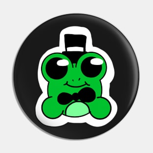 Frank the blobfrog Pin