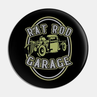 Rat Rod Garage Pin