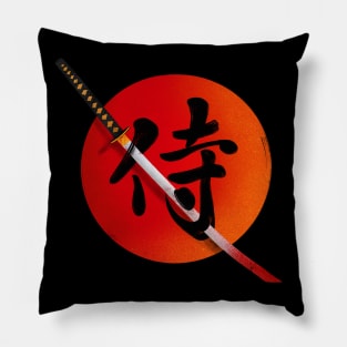 Samurai Kanji Pillow