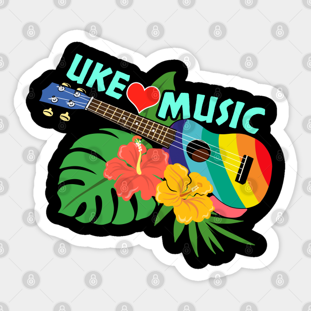 Details about Gift For Ukulele Player Music Instrument Sticker Landscape Details about Gift For Ukulele Player Music Instrument Sticker Landscape