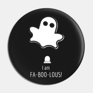Cute Ghost is Fabulous, nay Faboolous Pin