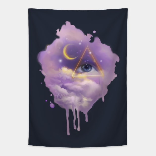 Masons eye Tapestry by HolstFay