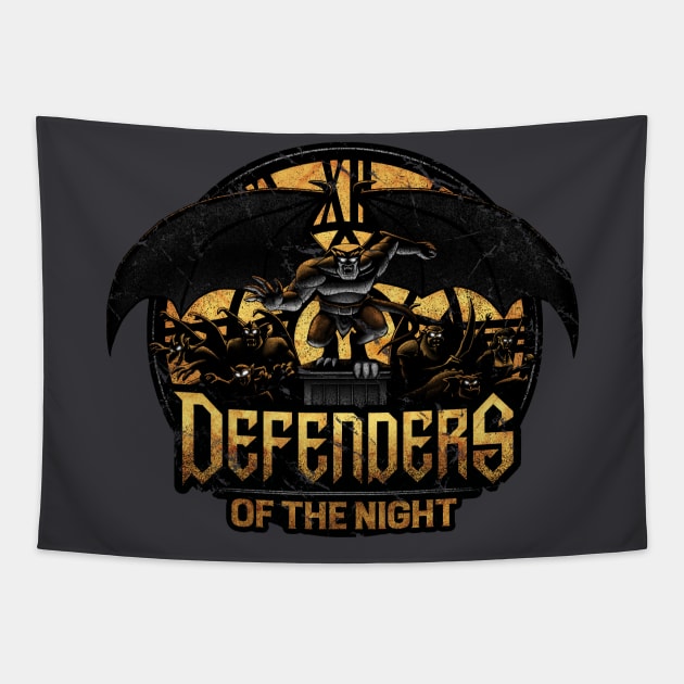 Defenders of the Night Tapestry by CoryFreemanDesign