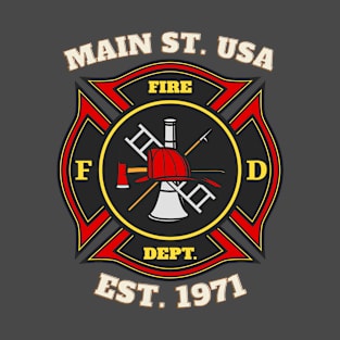 Main St. USA Fire Department T-Shirt