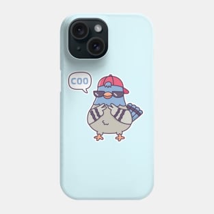 Cool Pigeon Says Coo Funny Phone Case