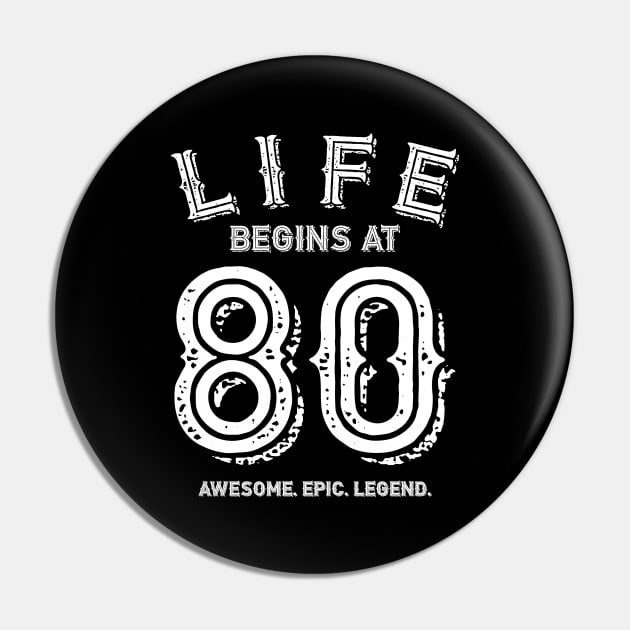 Life begins at 80 Pin by BB Funny Store