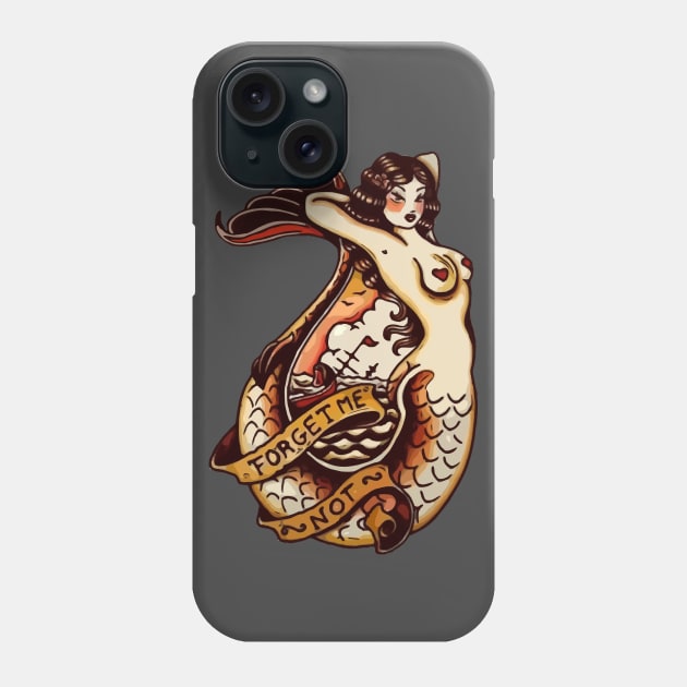 Mermaid Tattoo Phone Case by stuff101