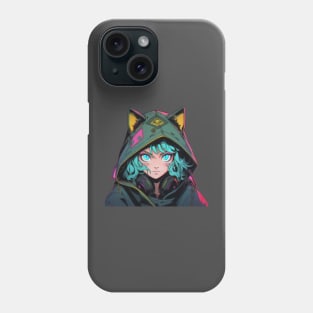 Cyberpunk Cat Girl Phone Case