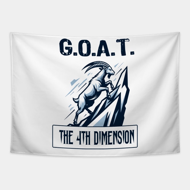 GOAT: The 4th Dimension Tapestry by RetroWavePrints