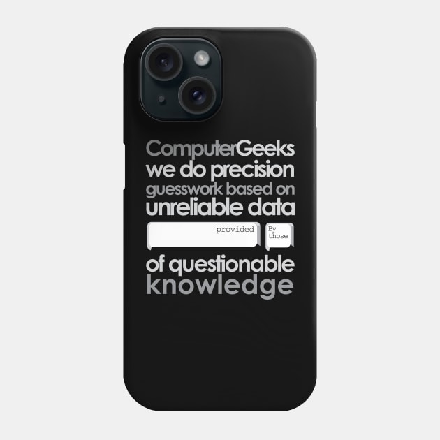 'Computer Geeks' Cool Computer Programmer Phone Case by ourwackyhome