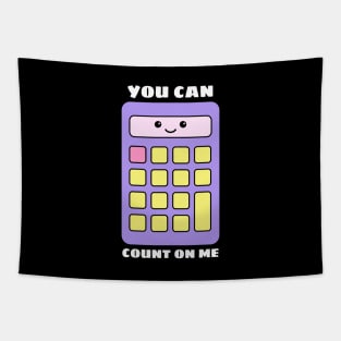 You Can Count On Me - Math Pun Tapestry