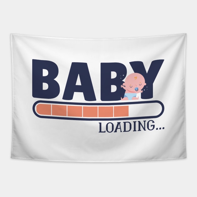 BABY LOADING... Tapestry by Bombastik