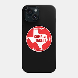 Come and take it, Texas, razor wire Phone Case