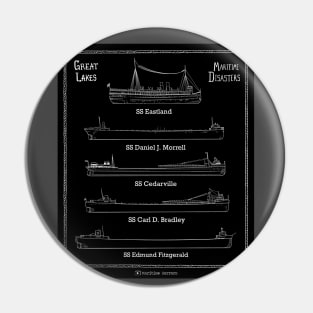 Great Lakes Maritime Disasters Pin