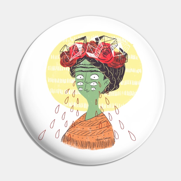 Kahlo Pin by PatriciaCo