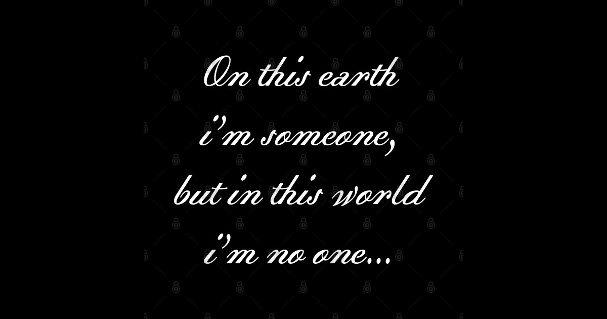 i'm no one No One Hoodie TeePublic