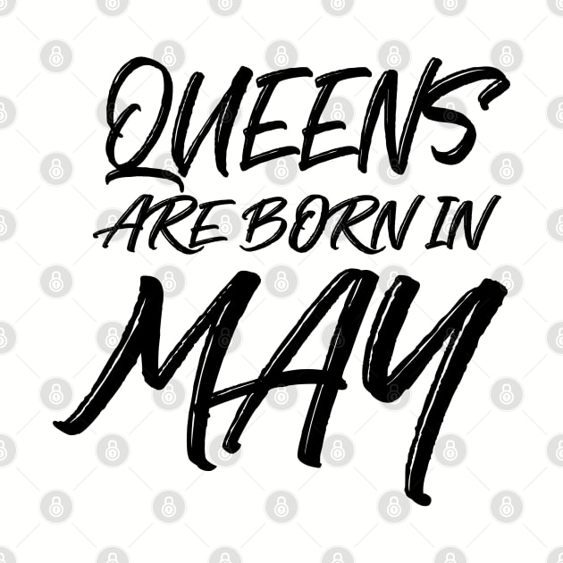 Queens are born in May by V-shirt