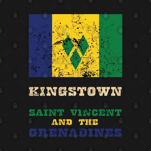 Flag of Saint Vincent and the Grenadines by KewaleeTee